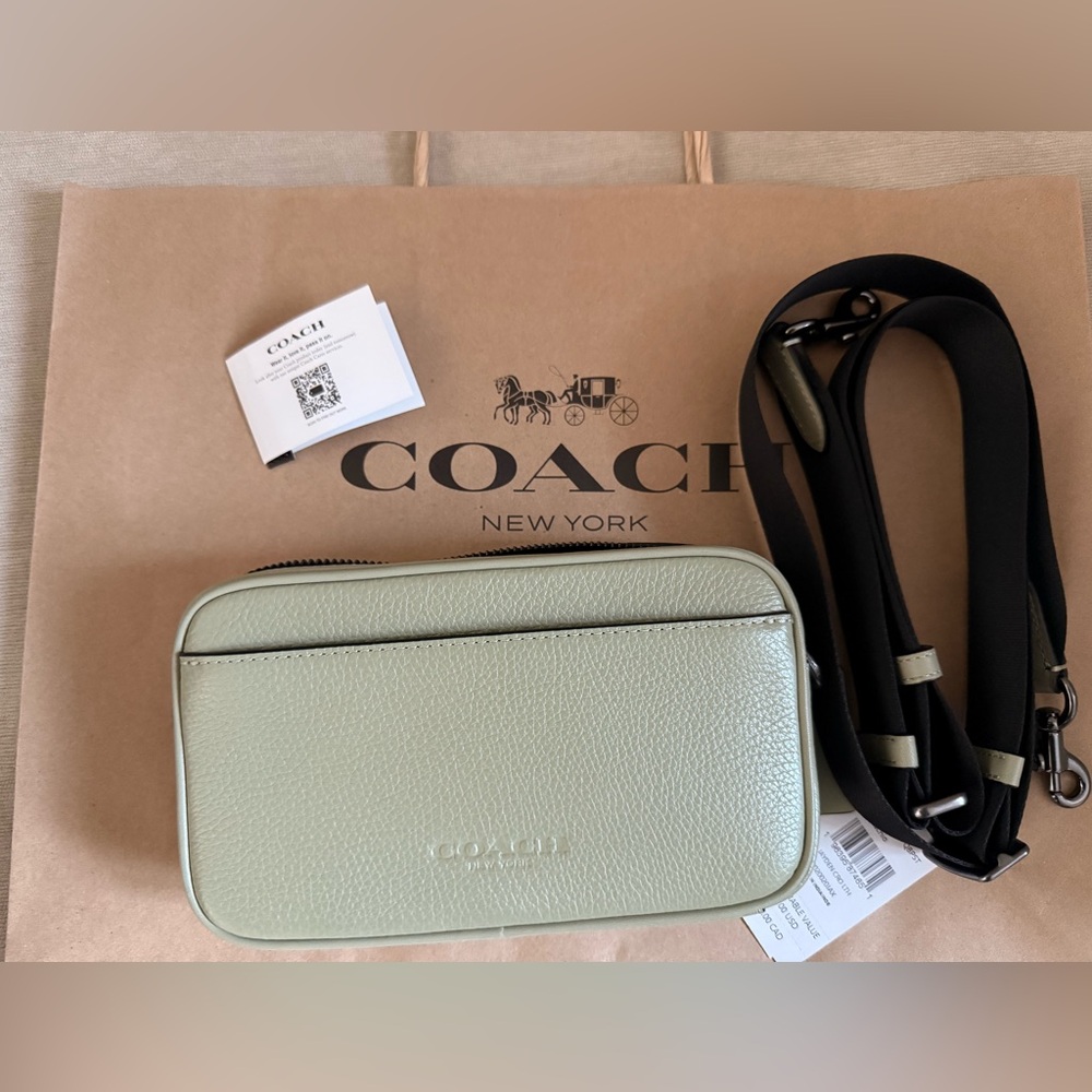Mens Jayden Crossbody Bag Pistachio